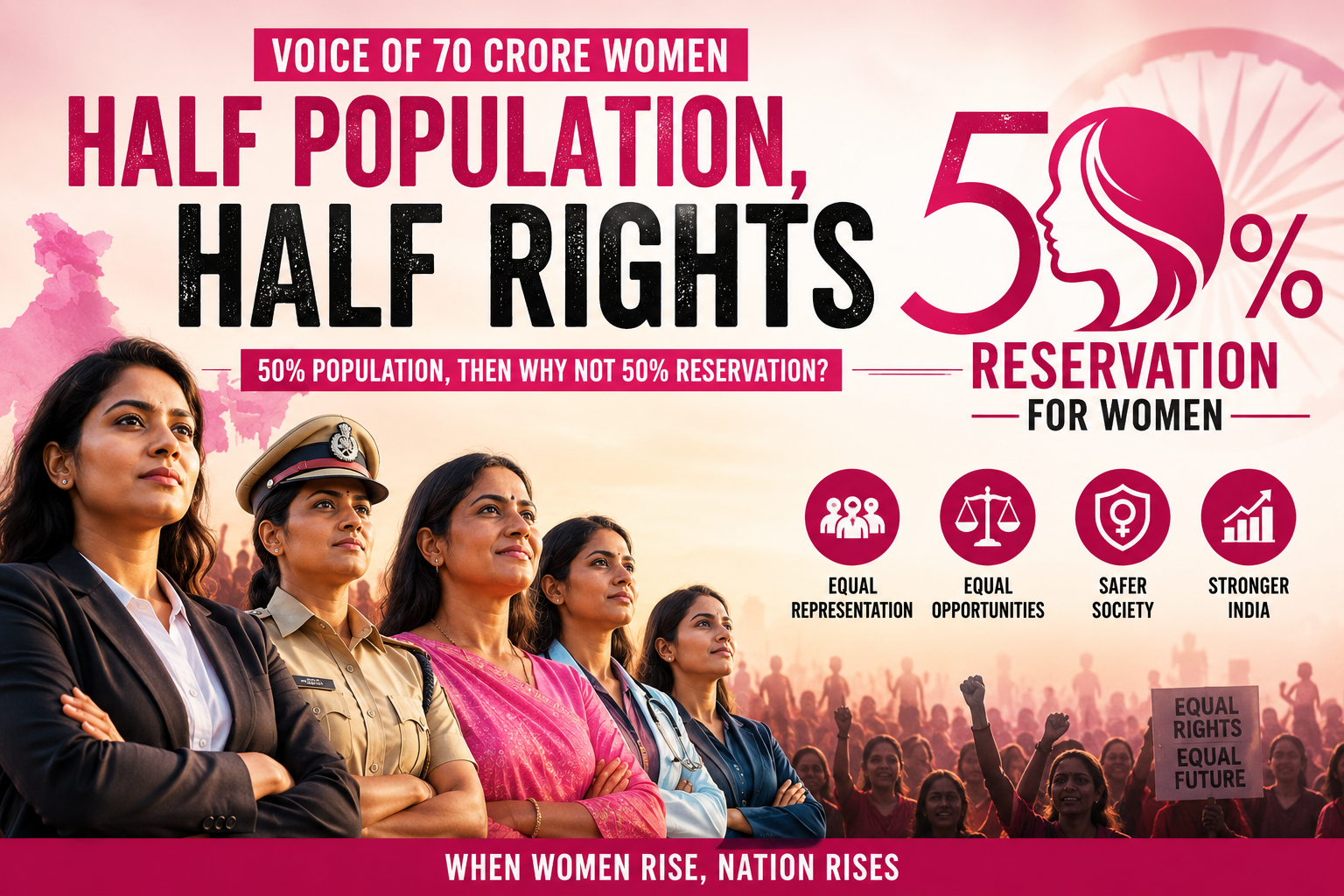 50% Reservation for Women