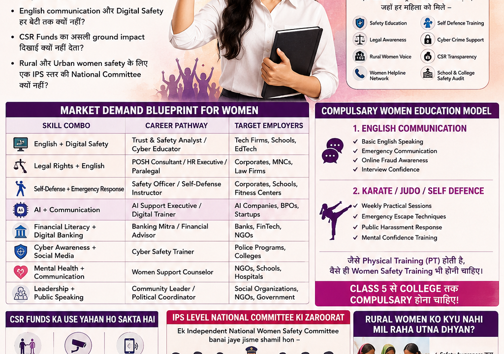 Nari Suraksha India – 70 Crore Women One Platform