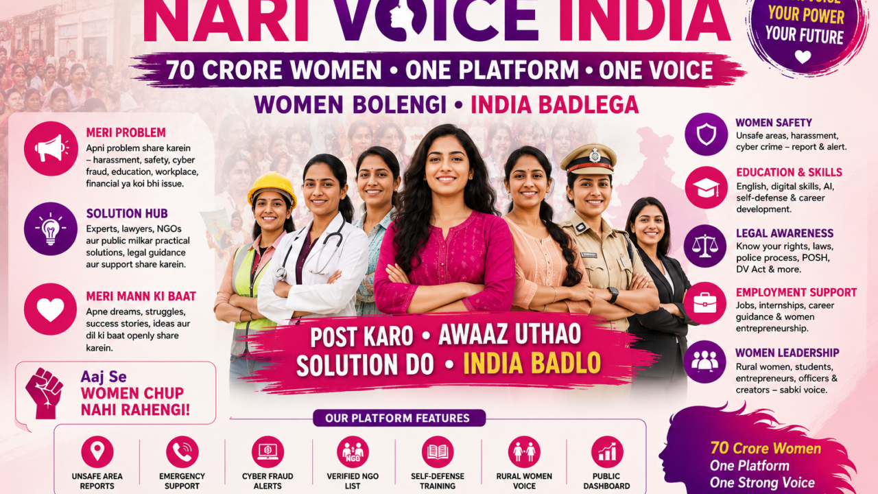 Women Bolengi India Badlega – Nari Voice India